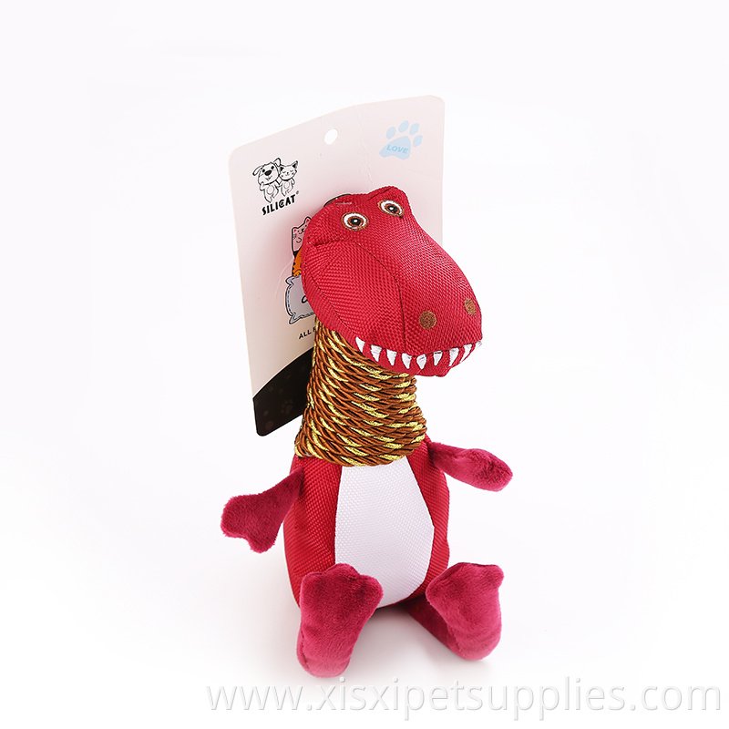 Fun Dog Pet Products Dog Animal Squeaky Toys oxford cloth Dinosaur Toys